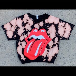 Rollingstones crop top